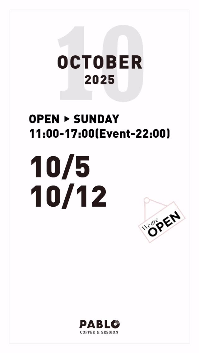 COFFEE & SESSION PABLO